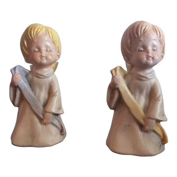 VTG DUNCAN 1980 11 Piece Porcelain Nativity Set Mary Joseph Baby Jesus Christmas - Picture 5 of 15